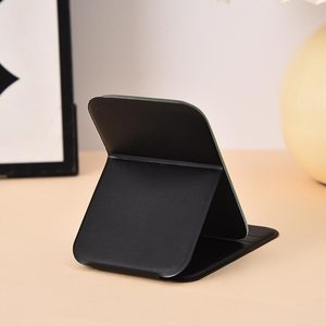 Lyder xách tay mini có thể gập lại PU da trang điểm gương bạc kết thúc túi tối giản Máy tính để bàn tùy chỉnh cá nhân mỹ phẩm - Product Image 4