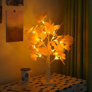 New Ginkgo Tree Lamp With 24 <strong>LEDS</strong> Warm White <strong>Arboles</strong> De Luz Bonsai Tree Lamps for Table Centerpieces Holiday Fall Decoration - Product Image 4