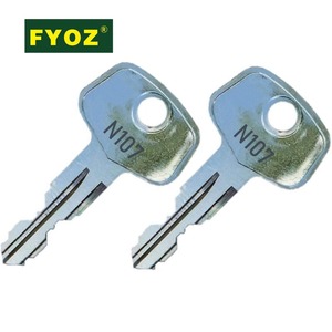 Clés de remplacement pour barres de <span class=keywords><strong>toit</strong></span> <span class=keywords><strong>Thule</strong></span> N107, rails, boîtes de transport, barres transversales, sacs de transport, codes N001-N250 N001R-N250R - Product Image 1