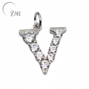 จี้ตัวอักษรเงินแท้ 925 รุ่นคลาสสิกจาก UM Jewelry สำหรับผู้หญิง เด็ก ของขวัญวันครบรอบ วันแต่งงาน และโอกาสพิเศษต่างๆ - Product Image 5