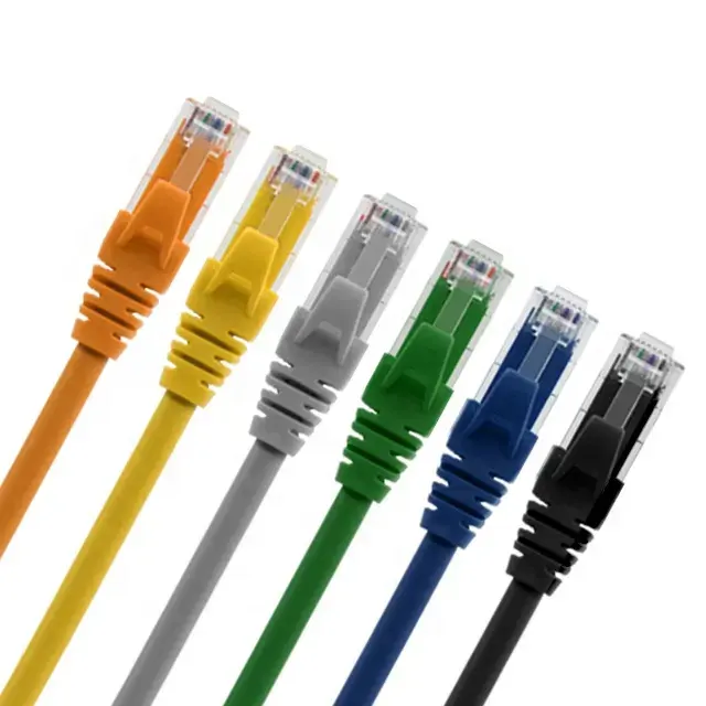 Fornitore ethernet internet lan network utp ftp sftp rj45 4p 26awg 28awg patch cord cat5 cat5e cat6 jumper cavo