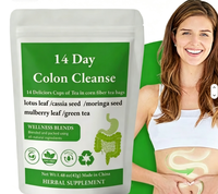 Soutien à la régularité et au métabolisme pour la santé intestinale – Mélange Herbal 14 Jours Lotus Moringa Mûrier Thé Vert – Marque Privée OEM
