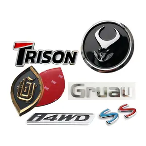 Professional Manufacturer Custom Logo ABS Chrome 3D Car Badge Car Emblem