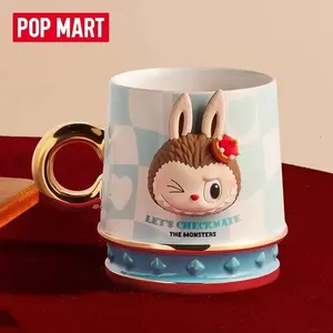 POP MART LABUBU the MONSTERS LET'S CHECKMATE Serie Taza Adornos Kawaii Figuras Decoración del Hogar Modelo de Escritorio Juguetes para Niñas - Product Image 3