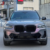 Vinilo para Automóviles YAJIU que Cambia de Color, Vinilo Personalizado para Envolver Automóviles, Vinilo Mágico con Efecto Diamante, Gris Rojo, Rollo de Vinilo para Envolver Automóviles