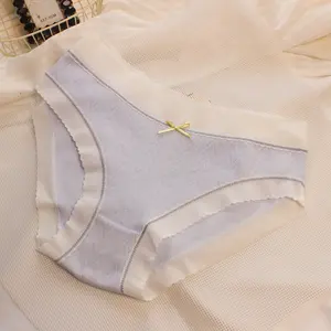 Wholesale women's underwear minimalist bow model underwear women cotton