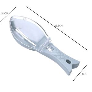 Wholesale Wholesale Fishing Scale Brush Graters <b>Fish</b> Skin Scraping Fast Remove <b>Knife</b> Cleaning Peeler Scraper - Product Image 6