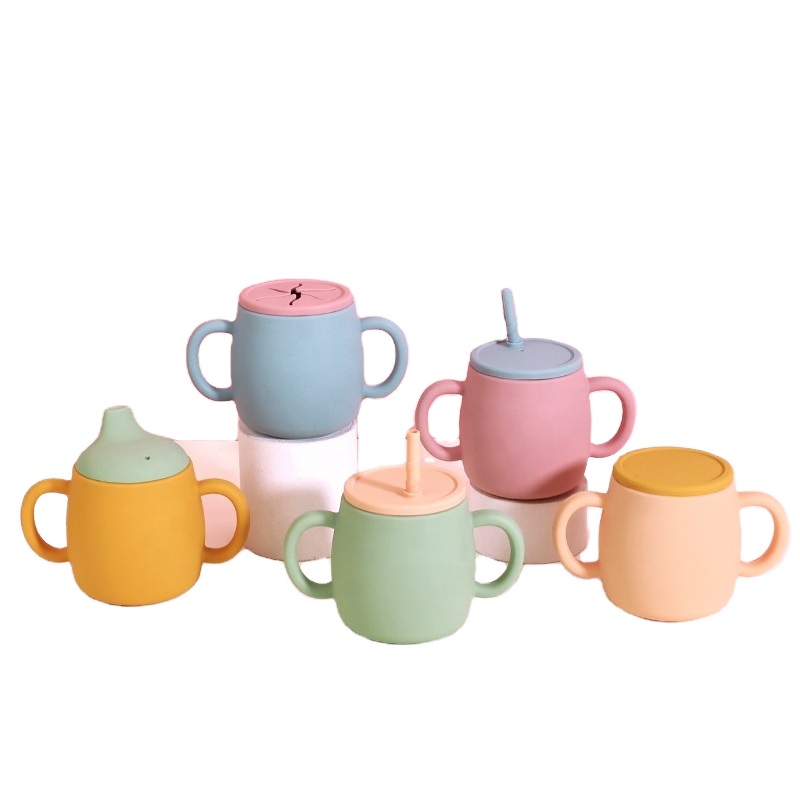 Silicone Training Sippy Cups for Drinking