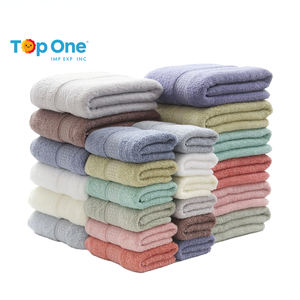 Top One Custom Logo High Quality 100% Cotton White Luxury Soft Hand Face Bathing Home Hotel <b>Bath</b> <b>Towel</b> Set - Product Image 1