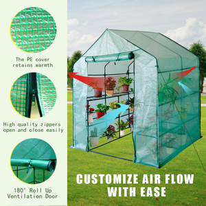 Portable résistant à la pluie à faible coût tente de croissance extérieure miniature serre <span class=keywords><strong>d</strong></span>'<span class=keywords><strong>hiver</strong></span> <span class=keywords><strong>d</strong></span>écorative <span class=keywords><strong>pour</strong></span> plante - Product Image 2