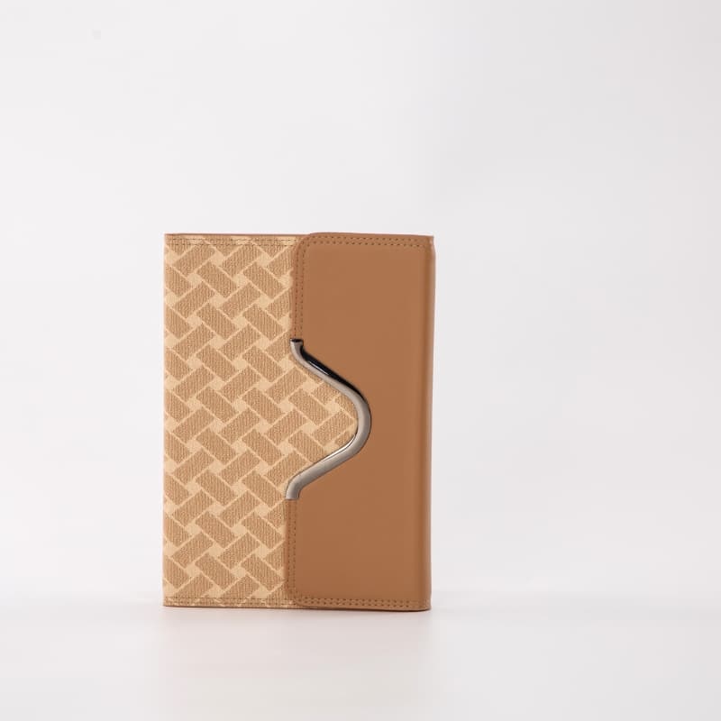 <strong>2026</strong> Trendy Gift 4 Colors Herringbone Leather Planner <strong>Notebook</strong> Journal With Magnetic S-Clasp and Hardcover Binding
