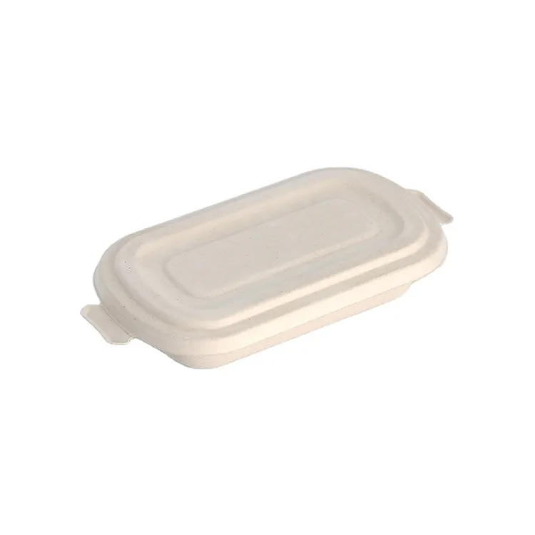 Wholesale Custom Bread Donut Box Microwave Safe Biodegradable 10x6 Inch Rectangular Bento Cake Box