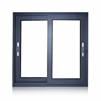 Fenêtre coulissante double vitrage en aluminium avec verre Low-E et moustiquaire – Offre spéciale