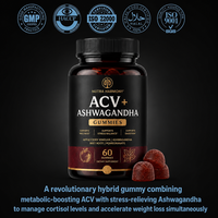 Permen Gummy Ashwagandha ACV Premium untuk Mengurangi Stres & Meningkatkan Imunitas Suplemen Herbal Alami Vegan Aksi Ganda