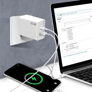 Chargeur mural 65W PD GaN EU UK US Plug QC Adaptateur secteur USB C Charge rapide pour iPhone Samsung Huawei - Product Image 5