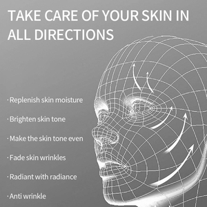Nouveauté : Masques faciaux en hydrogel à la vitamine C, anti-rides, liftants, collagène profond, pour la nuit, 2 pièces - Product Image 5