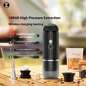 Machine <span class=keywords><strong>à</strong></span> <span class=keywords><strong>café</strong></span> expresso sans fil portable charge <span class=keywords><strong>à</strong></span> double usage écologique pour la maison voyage en plein air bouilloire de chauffage classique - Product Image 5
