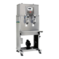 Petite machine de remplissage de pâte liquide semi-automatique à moteur de haute précision avec acier inoxydable 304 pour l'emballage de bouteilles de canettes