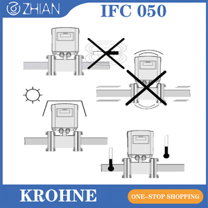 เครื่องวัดการไหลของของเหลวแบบแม่เหล็กไฟฟ้า KROHNE OPTIFLUX และตัวแปลงสัญญาณ WATERFLUX IFC 050 - Product Image 5