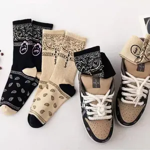 Hochwertige Baumwolle Herren Sportsocken Streetwear Hip Hop Crew Travis Scotts Kaktus Jack Socken