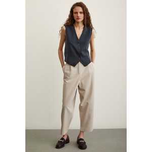 Pantalones Anchos de Crepé con Cintura Alta y Antiarrugas para Mujer - Product Image 6