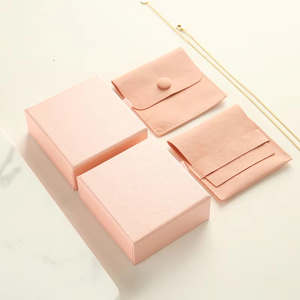 Hot Sale Drawer Paper Box with Pouch Sliding Push-On Closure Simple Portable Jewelry <b>Storage</b> for <b>Rings</b> Necklaces Bracelets - Product Image 5