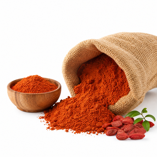 Ningxia EU Organic Freeze Dried High-quality Goji Berry Powder 100% Pure Natural Red Wolfberry Bulk Wholesale