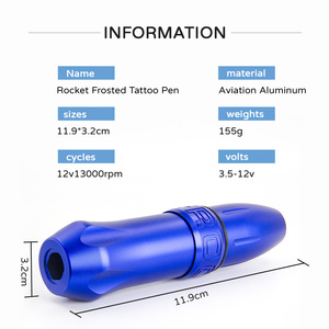 Máquina de Tatuaje PMU OEM Personalizada con Motor Potente RCA, para Cartuchos, Uso en Delineado y Sombreado, con Logotipo OEM, para Estudio de Tatuajes Profesional - Product Image 3