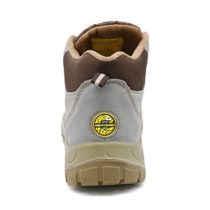 Zapatos de Seguridad MaxiTough, Nuevo Diseño, Moda Moderna, Corte Medio, Puntera de Hierro, Resistentes a Pinchazos, de Cuero Gamuzado, Anti-aplastamiento, para Hombre - Product Image 3