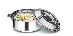 Ensemble de casseroles en acier inoxydable avec couvercles en verre intégrés, ustensiles de cuisine ronds et durables pour tous les types de cuisinières - Product Image 2