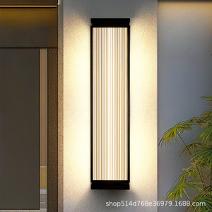 Lampe murale extérieure Nightsappan 36W en acier inoxydable, étanche, moderne et minimaliste - Product Image 4
