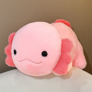 2024 gran oferta 60cm peluche Axolotl Animal relleno juguete niños salamandra muñeco de peluche superventas - Product Image 2