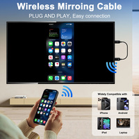 Kabelloses Sender-Empfänger-Set für Kabel-TV/Projektor 4K1080P HD Video-Streaming Audio-Übertragung 30M Reichweite Stecker aus Kunststoff