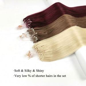 Hot Selling Remy Kinky <b>Micro</b> Loop Brazilian Human Hair <b>Extensions</b> 100% Virgin No Tangle No Shedding Great Price - Product Image 3