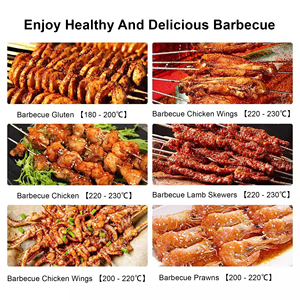 Máquina Comercial para Asar Kebab Automática y sin Humo, 4200W, 6 Tubos de Calentamiento, 0-400 ℃ 220V - Product Image 4