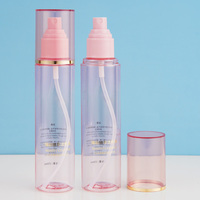 Bouteilles de pulvérisation hydratantes en plastique PET pour cosmétiques, rechargeables, à fine brume, avec pompe de pulvérisation en PP