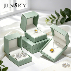 Custom Logo Jewelry Gift <b>Box</b> Ring <b>Earring</b> Bangle Pendant Packaging <b>Box</b> For Confession Proposal Retail Shop Use - Product Image 2