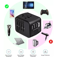 Adaptor Perjalanan Usb 20W Pd Adaptor Perjalanan Daya Dinding Multi Steker Adaptor Perjalanan Universal