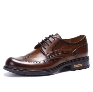 Chaussures habillées en cuir imperméables à enfiler pour hommes, à bout fermé, pour le bureau et la carrière, vente en gros - Product Image 6