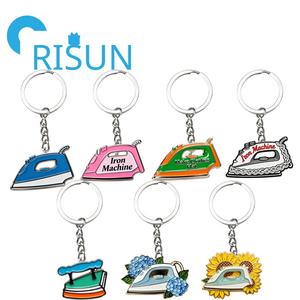 LLavero esmaltado de hierro a presión personalizado para ropa, diseñador de <span class=keywords><strong>costurera</strong></span>, regalo de joyería, llavero para planchar <span class=keywords><strong>y</strong></span> máquina de coser, Llavero - Product Image 1