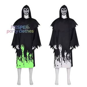 Conjunto de Disfraz Infantil HP en Oferta al por Mayor, Túnica de la Muerte Espeluznante, Capa Brillante en la Oscuridad y Traje Combinado para Niños - Product Image 1