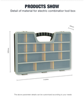 Combinaison de MJ-3020 boîte professionnelle boîte à outils à main ensemble personnalisé Portable vis boîte à outils mallette à outils avec compartiments