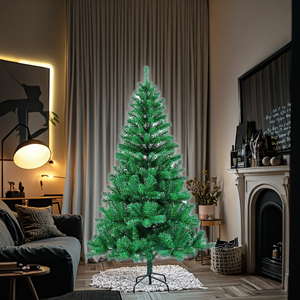 Arbre <span class=keywords><strong>de</strong></span> Noël artificiel <span class=keywords><strong>de</strong></span> luxe en PVC crypté, directement <span class=keywords><strong>de</strong></span> l'usine, arbre nu, décorations pour la maison, centre commercial, utilisation en extérieur, fête - Product Image 6