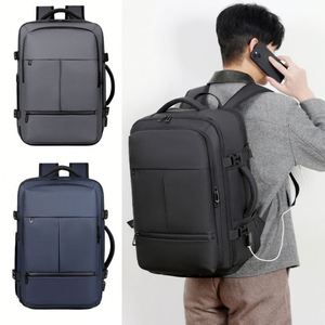 Bulk Mochila Office College Men Student Business Smart Luxury Expandable Waterproof Bagpack Travel Back <b>Pack</b> Laptop <b>Bag</b> Backpack - Product Image 3