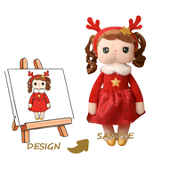 Boneka Plush Super Lembut Custom dengan Bordir
