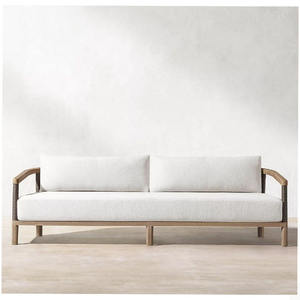 Nuevo Conjunto de Muebles de Jardín de Diseño Moderno en Teca, Sofás de Patio Personalizados de Alta Gama - Product Image 2