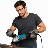 MAXTOL AG100-850 Meuleuse d'angle électrique professionnelle de qualité industrielle 850W 100mm avec interrupteur à gâchette et disque de meulage 220-230V