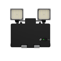 Projecteur d'urgence à double faisceau, haute luminosité 12W3H 1750lm IP65, non permanent, avec test automatique et manuel, LiFePO4, CE CB AS2293, pour plafond industriel