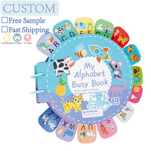 Lettere puzzle educazione precoce per bambini silenziose 26 lettere inglesi che tracciano <span class=keywords><strong>parole</strong></span> cognitive con carta cognitiva libro tranquillo lettera cognizione - Product Image 1