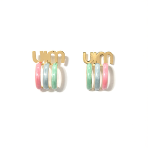 ต่างหูห่วงแฟชั่น สแตนเลส 316L ชุบทอง PVD ดีไซน์หลากสี ทนทาน เป็นมิตรต่อสิ่งแวดล้อม - Product Image 2